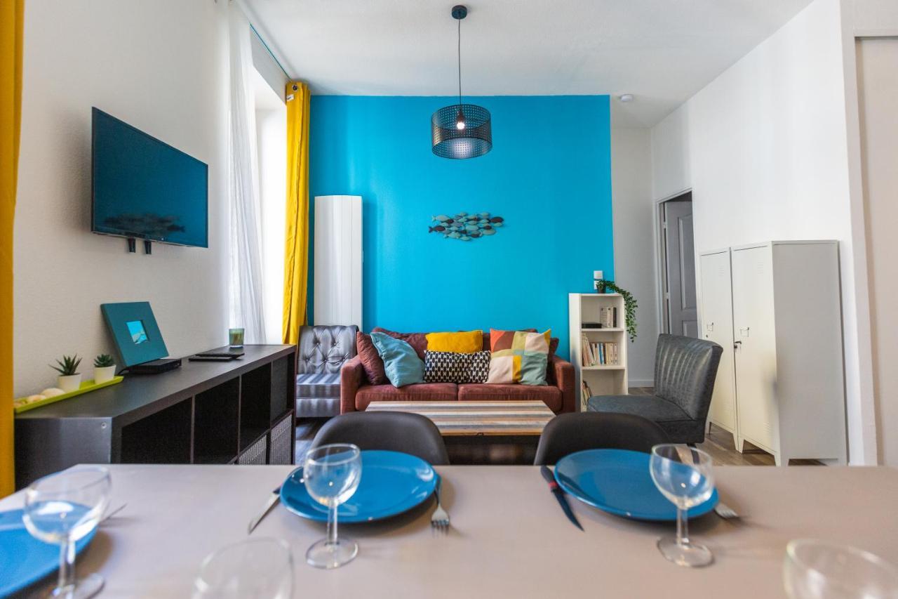 Appartement Bleu Caraibes T4 Proche Gare Et Vieux Port Marsella Exterior foto